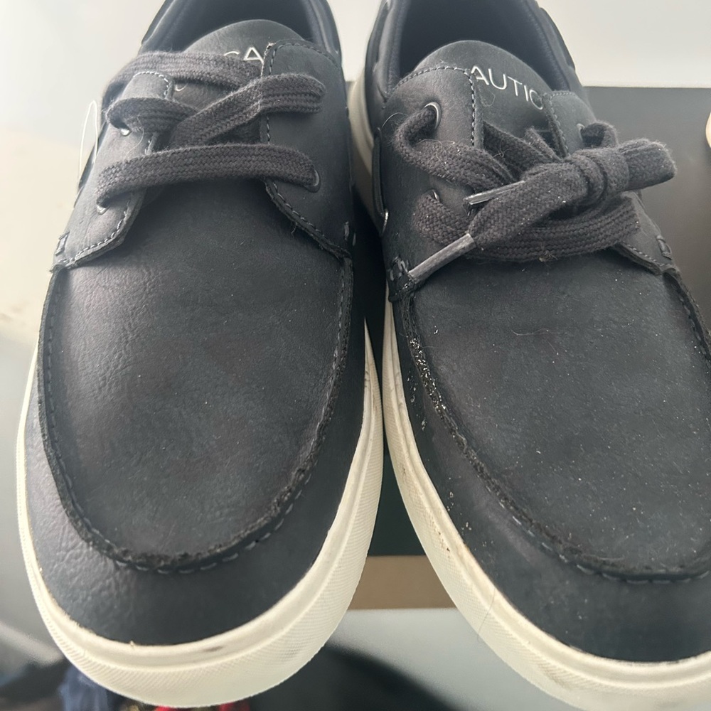 Nautica Men's Charcoal Boat Shoes
